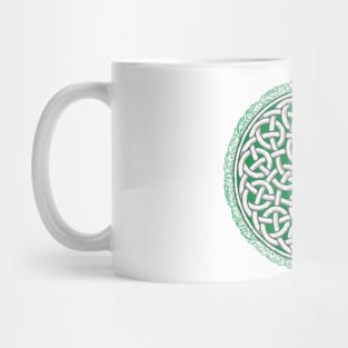 Green Celtic Knot of Life Mug